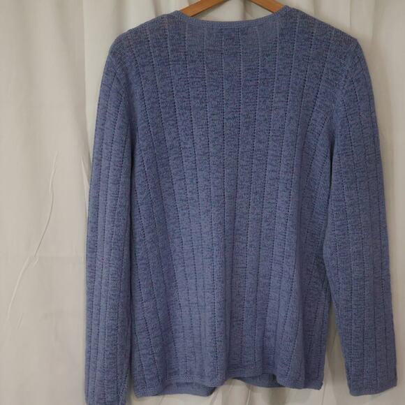 Northern Isles Lite Blue Cardigan Sweater XL, Pearl buttons, Excellent condition - Picture 7 of 16